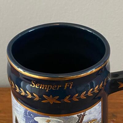 USMC Hamilton Collection The Few, The Proud US Marine Corp Beer Stein Numbered & COA 
