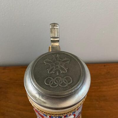 Vintage Olympic Calgary Winter Seoul Summer Games Collector Beer Steins 1988 GERZ Anheuser Busch