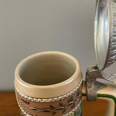 1987 First Edition The Waterfowl Series Wood Duck Lidded Collector Beer Stein