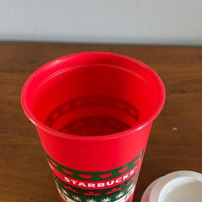 Limited Edition Plastic Reusable Starbucks Coffee Cup Christmas Holiday 2020 UNUSED