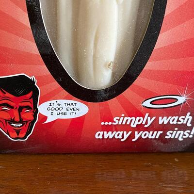 Novelty Gag Gift Jesus Soap in Box Wash Away Your Sins