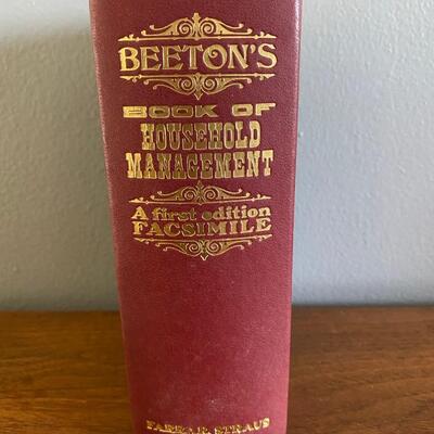 BEETON'S Book of Household Management 1st Edition Facsimile Hardback Book 1969