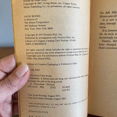 Go Ask Alice Anonymous Paperback Teenage Diary
