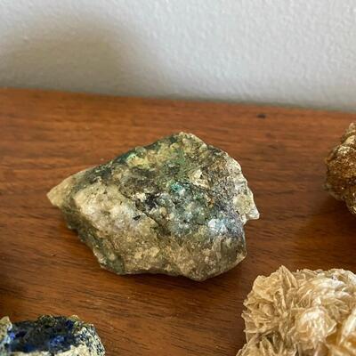 Mixed Rough Natural Rock Azurite Lapis Malachite Turquoise Pyrite Selenite