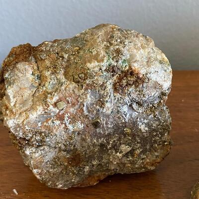 Mixed Rough Natural Rock Azurite Lapis Malachite Turquoise Pyrite Selenite
