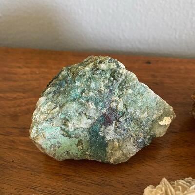 Mixed Rough Natural Rock Azurite Lapis Malachite Turquoise Pyrite Selenite