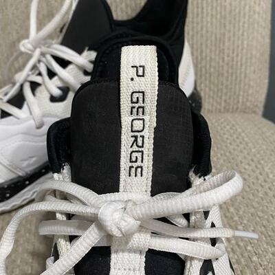 Men's NIKE Paul George PG3 Black & White Galaxy Splatter Size 11