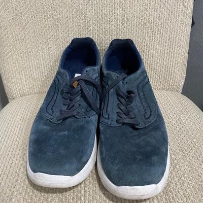 Men's Blue Suede VANS Lightweight Tennis Shoe Size 12 LXVI Ultracush Lite Old Skool