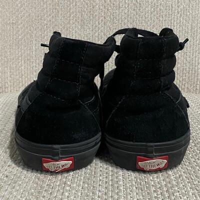 Men's VANS Black/Black Old Skool Pro High Top Shoe Size 10.5