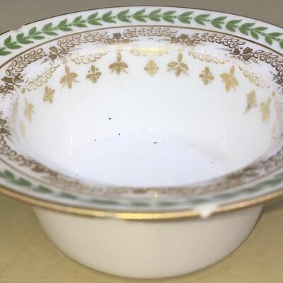 Group of 9 Vintage & Antique Beleek and German Porcelain Items creamer / pitcher / individual salts/oval dishes