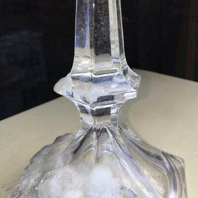 Pair of Crystal Candle Holders a