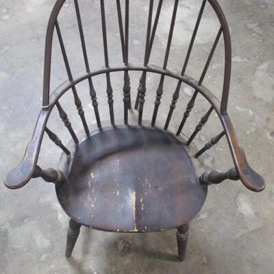 Vintage Spindle Back Captains Chair