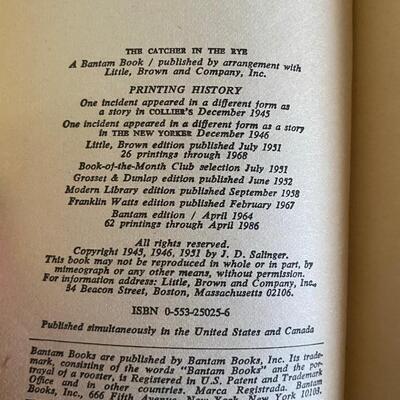 The Catcher in the Rye J.D. Salinger Paperback
