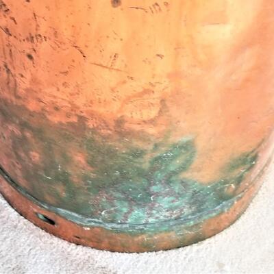 Lot #38  Vintage Copper Milk jug - English