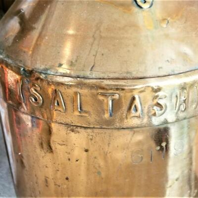 Lot #38  Vintage Copper Milk jug - English