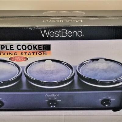 Lot #43  New in Box - Westend Triple Cooker Serving Station