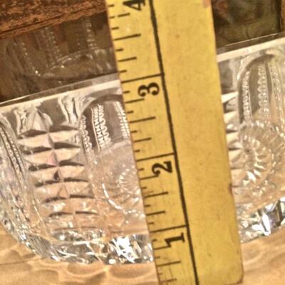 Vintage Mid Century Crystal Bowl 8x3"