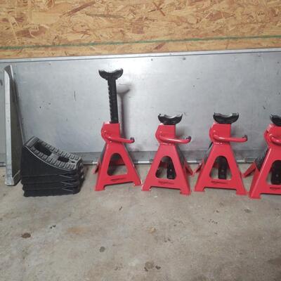 Wheel Chocks and Jack Stands