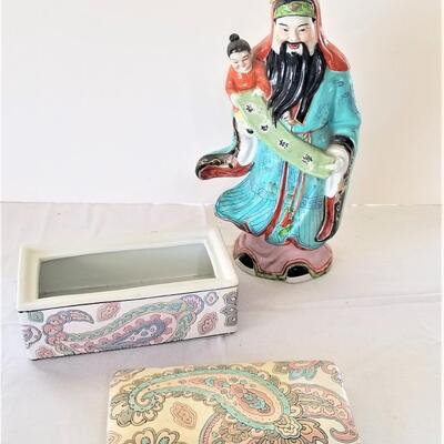 Lot #62  Two Pieces of Contemporary Asian Style Home Decor