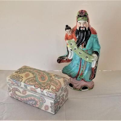 Lot #62  Two Pieces of Contemporary Asian Style Home Decor