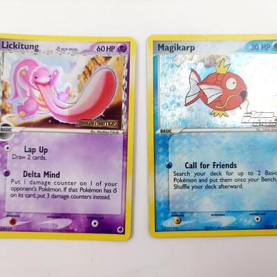 POKÃ‰MON BUNDLE - MULTI YRS - BUNDLE - 2 HOLOGRAPHIC CARDS