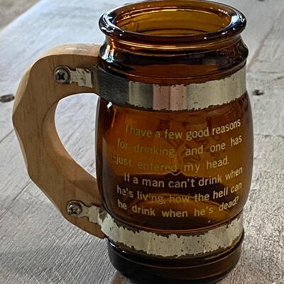 World's Smallest Stein Vacation Travel Souvenir Mug Miniature Caroga Lake New York