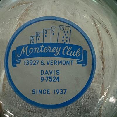Vintage Smoky Blue Monterey Club Casino Davis