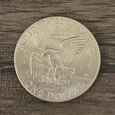 1971 1972 1978 Eisenhower One Dollar Coin Liberty Eagle United States Currency $1