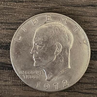 1971 1972 1978 Eisenhower One Dollar Coin Liberty Eagle United States Currency $1