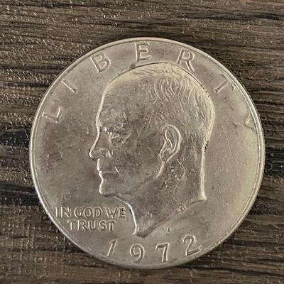 1971 1972 1978 Eisenhower One Dollar Coin Liberty Eagle United States Currency $1