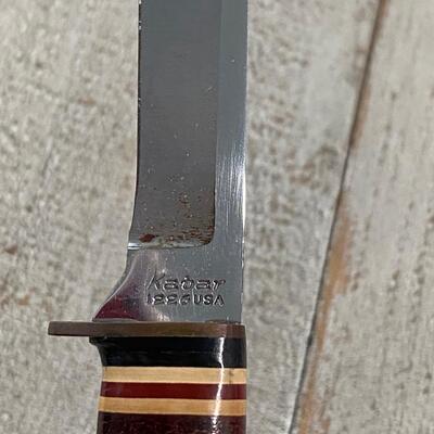 7.5" Slender Kabar Ka-Bar 1226 USA Fixed Blade Little Finn Knife