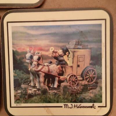 3 Hummel Coasters Vintage