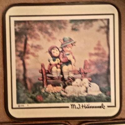 3 Hummel Coasters Vintage