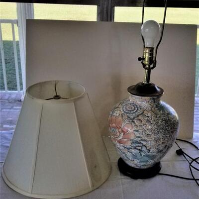 Lot #75  Contemporary Lamp - Asian styling