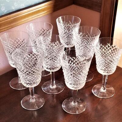 Lot #76   Set of 8 WATERFORD glasses in the 