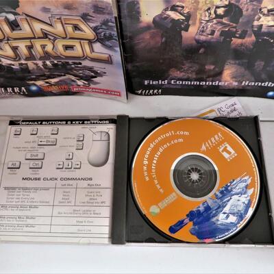 GROUND CONTROL w/ Video CD Disk included PC GAME Computer Strategy Guide, Field Commander Handbook LOT (3).