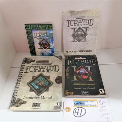 ICEWIND DALE Vintage PC Game Computer Book Manuals LOT (4)