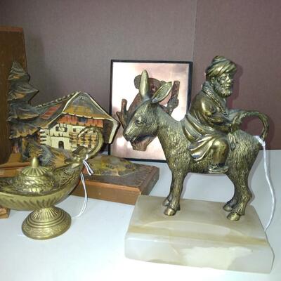 Bookend and library decor lot