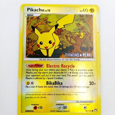 POKÃ‰MON BUNDLE  - MULTI YRS - POKEMON ELECTRIC w/ HOLOGRAPHIC CARDS #29