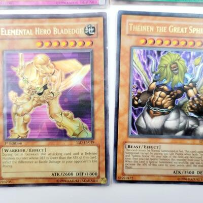 YU-GI-OH - MULTI YRS - 4 HOLOGRAPHIC CARDS  #34