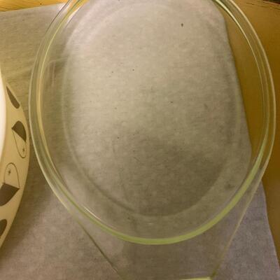 Vintage Pyrex golden heart 045 2 1/2 quart