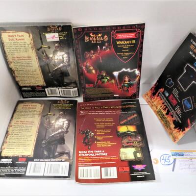 DIABLO & II PC Computer Game Blizzard Strategy Guide Manuals Book LOT