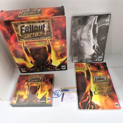FALLOUT TACTICS Vintage Video Game w/ 3 CD PC Computer Manual LOT