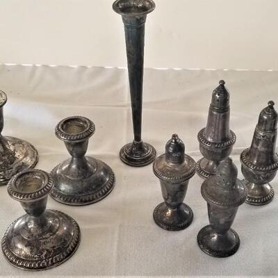 Lot #87  Weighted Sterling Silver Lot