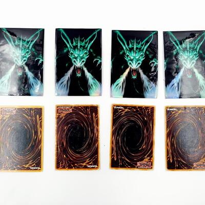 YU-GI-OH - MULTI YRS - 3 HOLIGRAPHIC DRAGON CARDS  #48