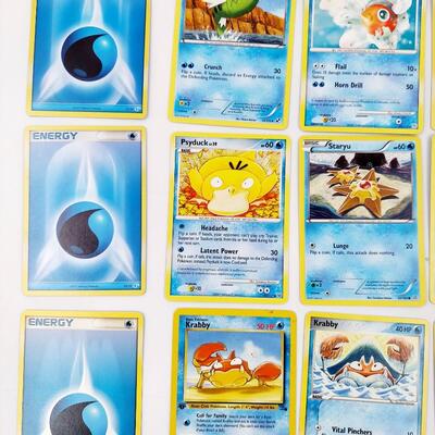 POKÃ‰MON - MULTI YRS - WATER POKÃ‰MON BUNDLE & 2 HOLIGRAPHIC CARDS  #54