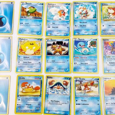 POKÃ‰MON - MULTI YRS - WATER POKÃ‰MON BUNDLE & 2 HOLIGRAPHIC CARDS  #54