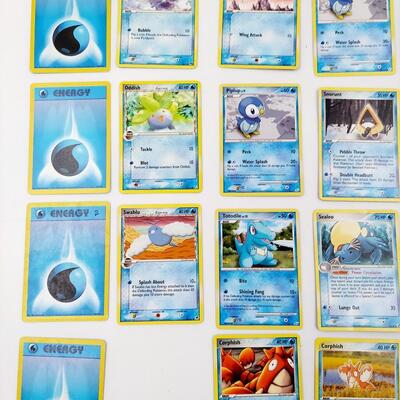 POKÃ‰MON - MULTI YRS - WATER POKÃ‰MON & 2 HOLIGRAPHIC CARDS #55