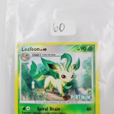 POKÃ‰MON- MULTI YRS - GRASS BUNDLE & 1 HOLIGRAPHIC CARD #60