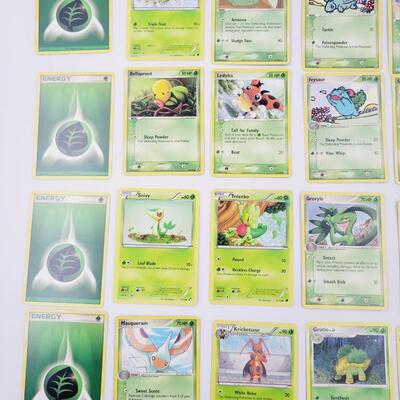 POKÃ‰MON - MULTI YRS - GRASS BUNDLE & NO HOLIGRAPHIC CARDS #61